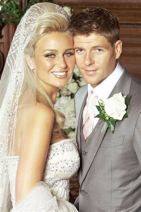 Steven Gerrard Wedding Rangers Manager Married Wife Alex Curran In