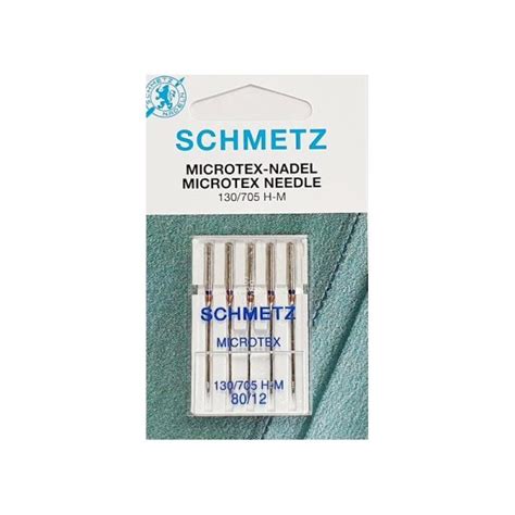 Aiguilles Microtex Schmetz N80 L Univers De Mel Ine