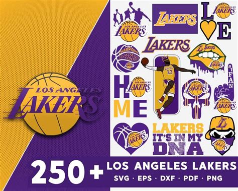 250 Lakers Bundle Svg Sport Svg Los Angeles Lakers Svg Los Inspire Uplift