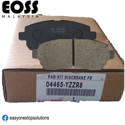 Original Genuine Toyota Front Brake Pads 04465 YZZR8 For Toyota AVANZA