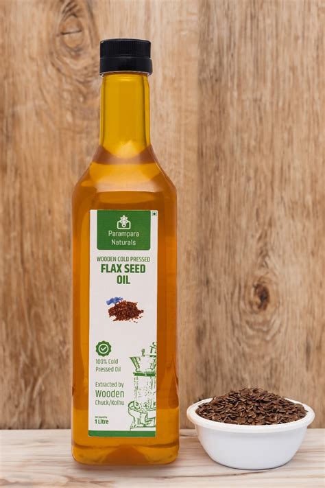 cold pressed flax seed oil parampara naturals