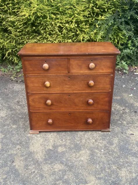 Antique Vintage Late Victorian Early Edwardian Over Chest Of