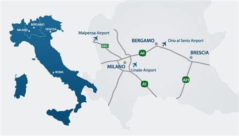 Map of Milan airport: airport terminals and airport gates of Milan