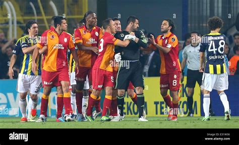 Galatasaray Vs Fenerbahce At The Sukru Saracoglu Stadium Featuring