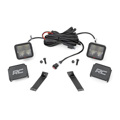 Led Light Kit Ditch Mount 2 Spectrum Pair Spot Jeep Cherokee Kl 14 21 Alpine Diesel