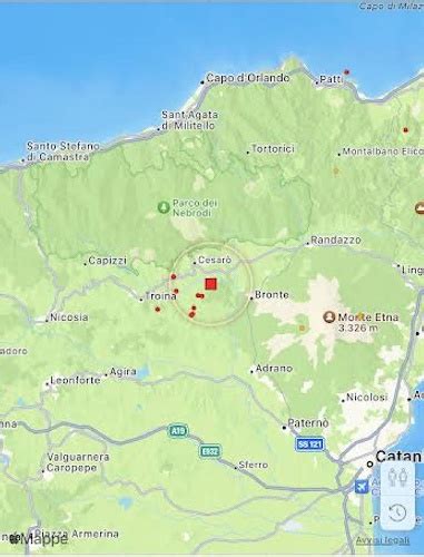 Scossa Di Terremoto Nel Messinese Avvertita In Sicilia Orientale