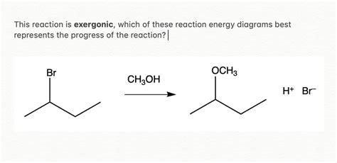 Solved This Reaction Is Exergonic Which Of These Reaction