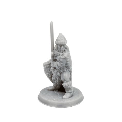 DND Miniature Nordic Sword Human Barbarian Miniature for Tabletop Miniature and Terrain Games ...