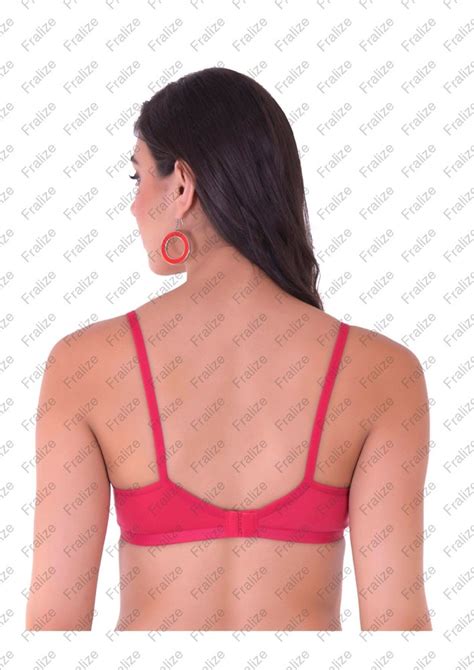 Plain Fralize Pink Non Padded Bra At Rs 50 Piece In New Delhi Id