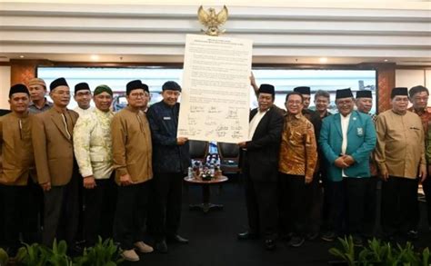 Pimpinan Lembaga Keagamaan Deklarasikan Pemilu Damai PGI