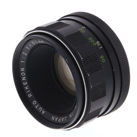 Ricoh 50mm F 2 Rikenon Auto M42 Screw Mount Manual Focus Lens {52} At