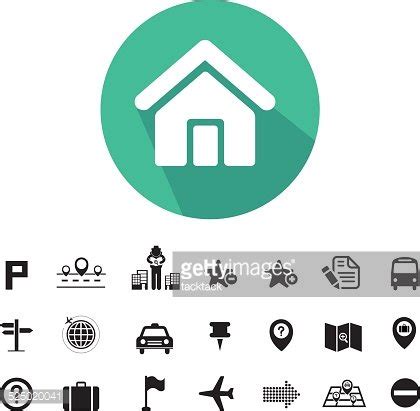 Map And Location Icons Stock Clipart Royalty Free FreeImages