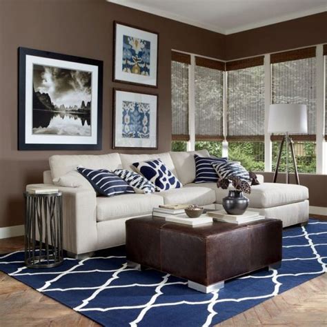 Blue and Brown Living Room Ideas