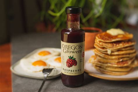 Raspberry Fruit Syrup Oregon Growers Guidettis Marketplace