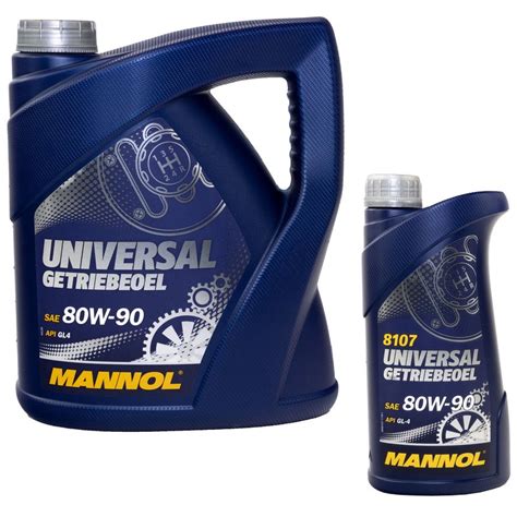 MANNOL Getriebeöl Universal 80W 90 API GL 4 5 Liter online im MVH 20 95