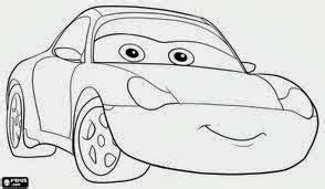 Cars Coloring Pages Disney - Sally