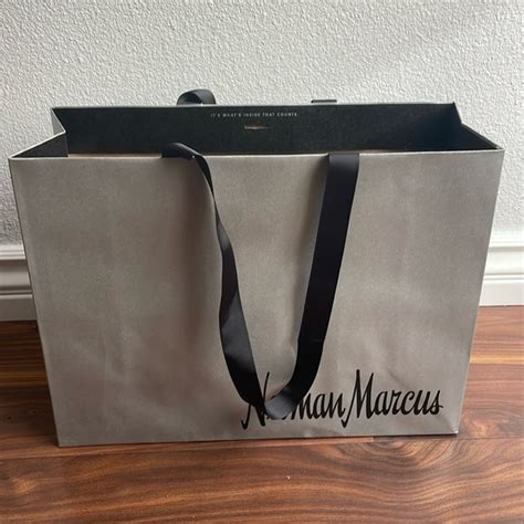 Neiman Marcus Bags Neiman Marcus Empty Paper Grey Silver Shopping