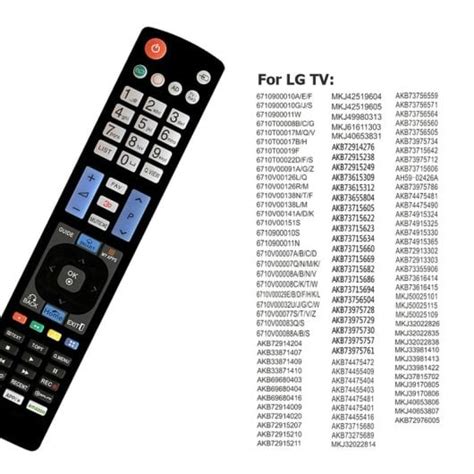 Klack Mando A Distancia Universal Para Televisores Lg Con Teclas De