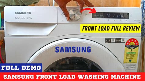 Samsung Front Load Washing Machine Demo In Hindi ⚡ How To Use Samsung