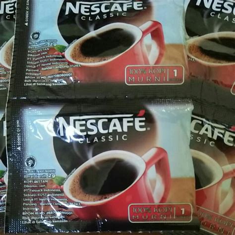 Jual Nescafe Classic Kopi Instan 2 Gr Sachet Dalgona Kopi Murni Roti