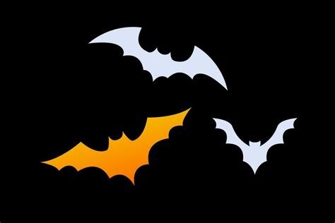 Set of Halloween Bats Silhouette 28014750 Vector Art at Vecteezy