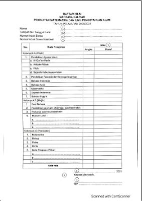 Revisi Juknis Penulisan Ijazah Madrasah Gelap Terang