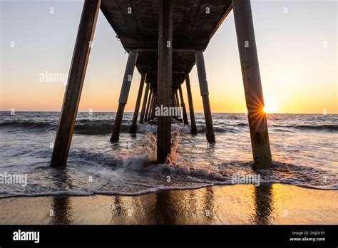 Hermosa Beach Pier Stock Photo - Alamy