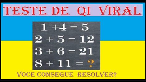 Voc Consegue Resolver Este Teste De Qi Viral Desafio L Gico Youtube