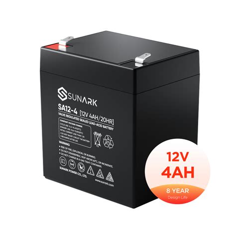 High Quality Sunark Lead Acid 12 Volts 4 Hour Battery 12V 4ah