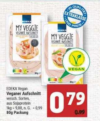 Edeka Vegan My Veggi Veganer Aufschnitt Angebot Bei Edeka