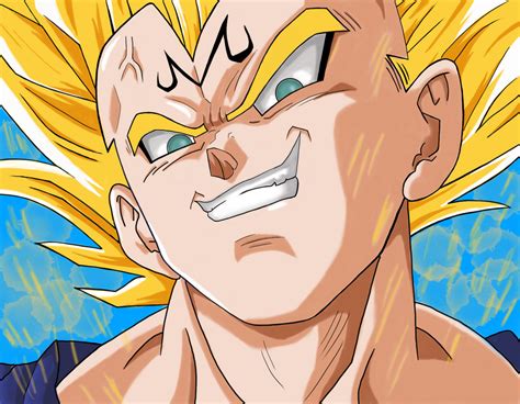 Majin Vegeta By Michal777 On Deviantart