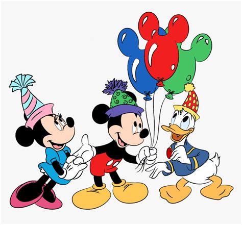 Mickey And Minnie Mouse Birthday Png, Transparent Png , Transparent Png ...