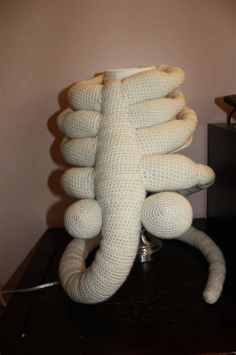 Items Similar To Crocheted Plush Facehugger Alien Crochet Alien Face Hugger Lifesize Aliens