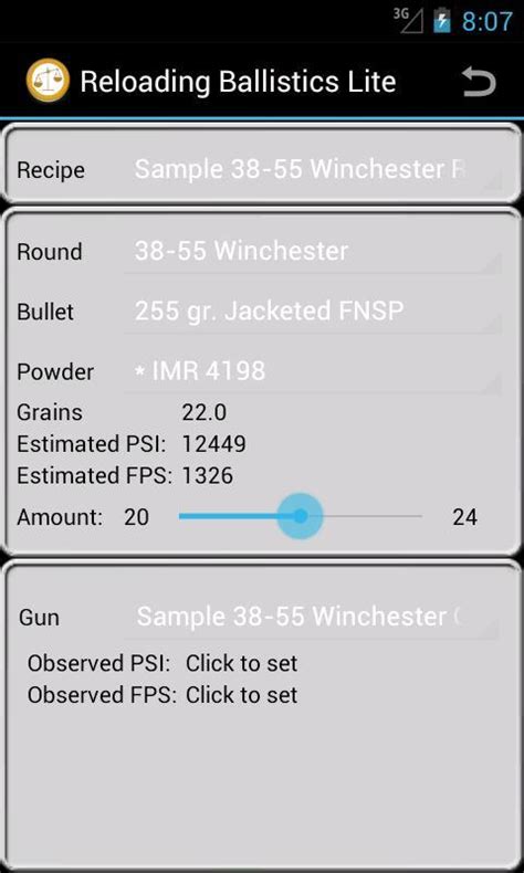 38-55 Winchester Ballistics Data APK for Android Download