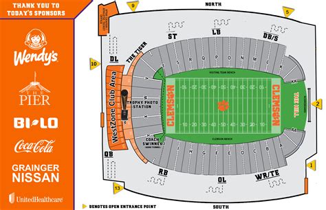 Clemson Parking Map