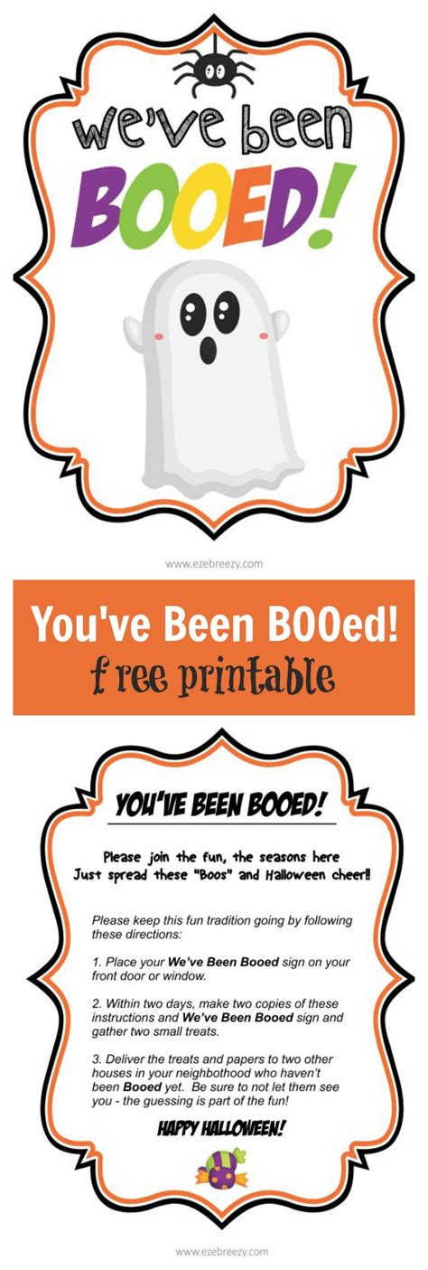 Free Youve Been Booed Printable