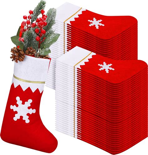 Amazon Glimin 120 Pcs 14 Inches Christmas Stockings Bulk Felt