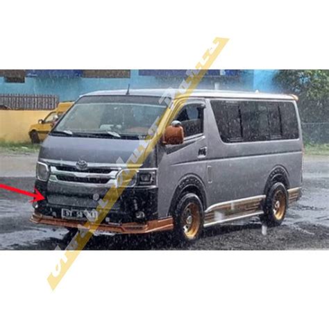 Use For Hiace Grandia Commuter Quantum Hiace Chrome Front