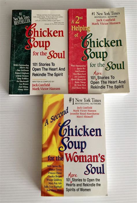 3 Books X 1 Chicken Soup For The Soul 101 Stories To Open The Heart And Rekindle The Spirit 2