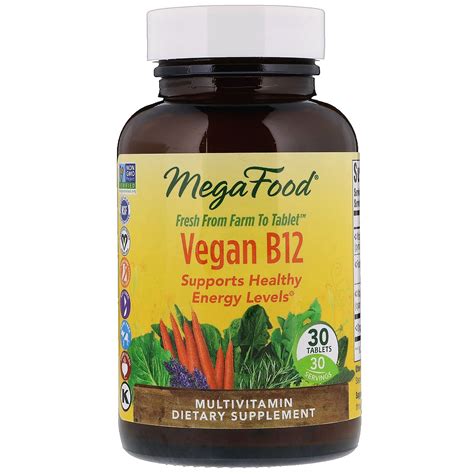 MegaFood, Vegan B12, 30 Tablets | By iHerb