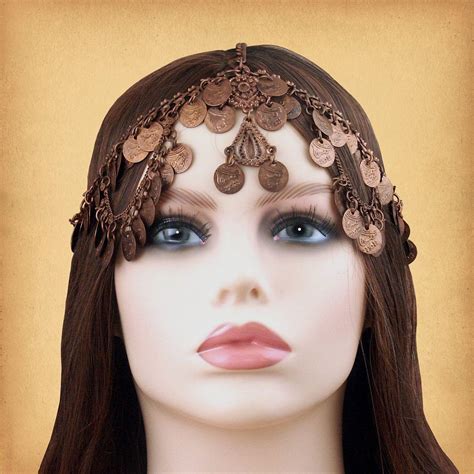 Copper Coin Fantasy Headpiece Tik 142 C Eventeny