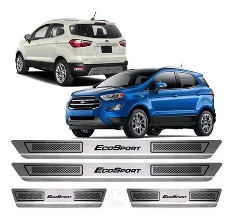 Jogo Soleira De Porta Aco Inox Ford Ecosport 2013 A 2019 Nacional