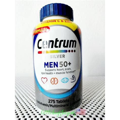 Centrum Silver Adults 50 Multivitamin Multimineral Supplement Usa Shopee Philippines