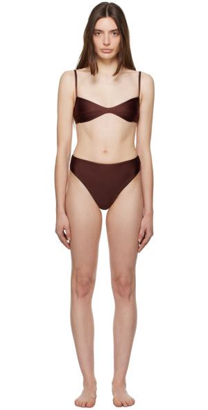 Haight Burgundy Monica Hotpants Bikini