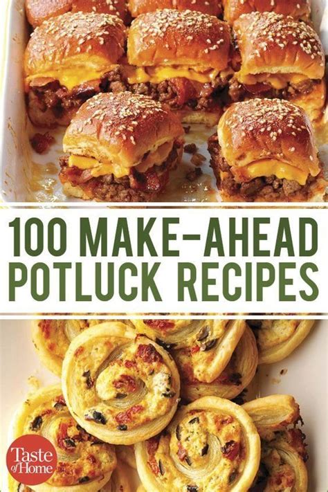 98 Make Ahead Potluck Recipes Potluck Recipes Easy Potluck Recipes