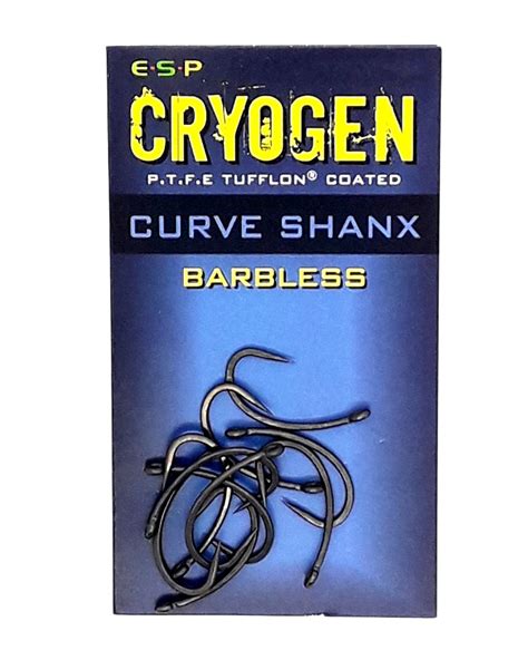 Esp Cryogen Curve Shank Barbless Hooks Tackle Up