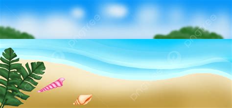 Beautiful Summer Sandy Beach Backdrop Background, Summer, Beach, Sea ...