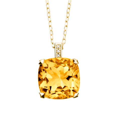 Mauboussin Pendentif Mauboussin Petit Visage D Amour En Citrine