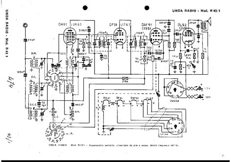 Unda Radio 43 1 Am Battery Radio Receiver Sch Service Manual Download