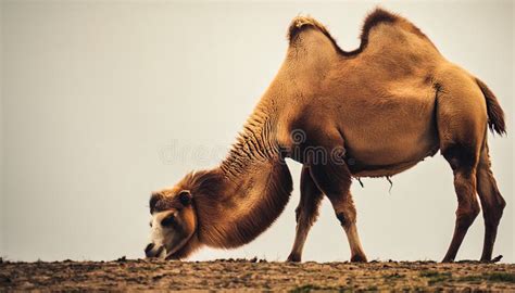 Animal Concept Bactrian Camel - Camelus Bactrianus - with Copy Space ...
